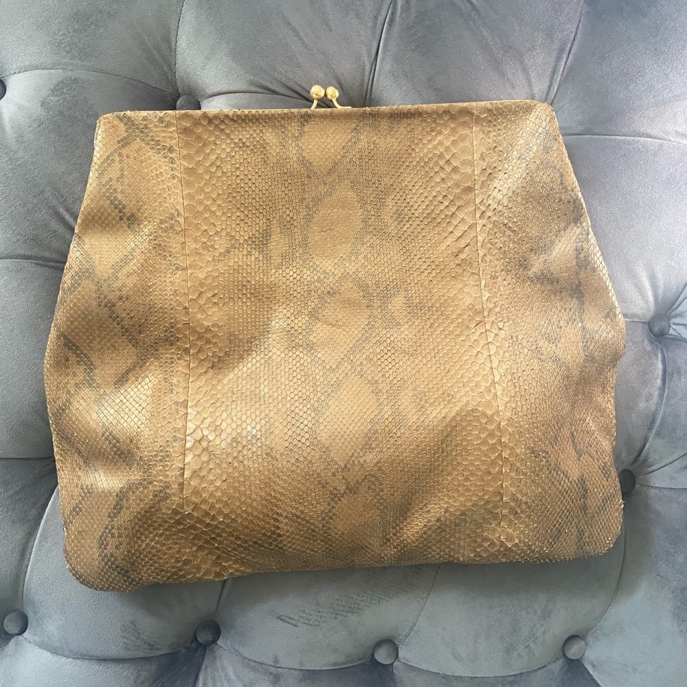 Never Used - Devi Kroell Oversized Python Purse B… - image 2